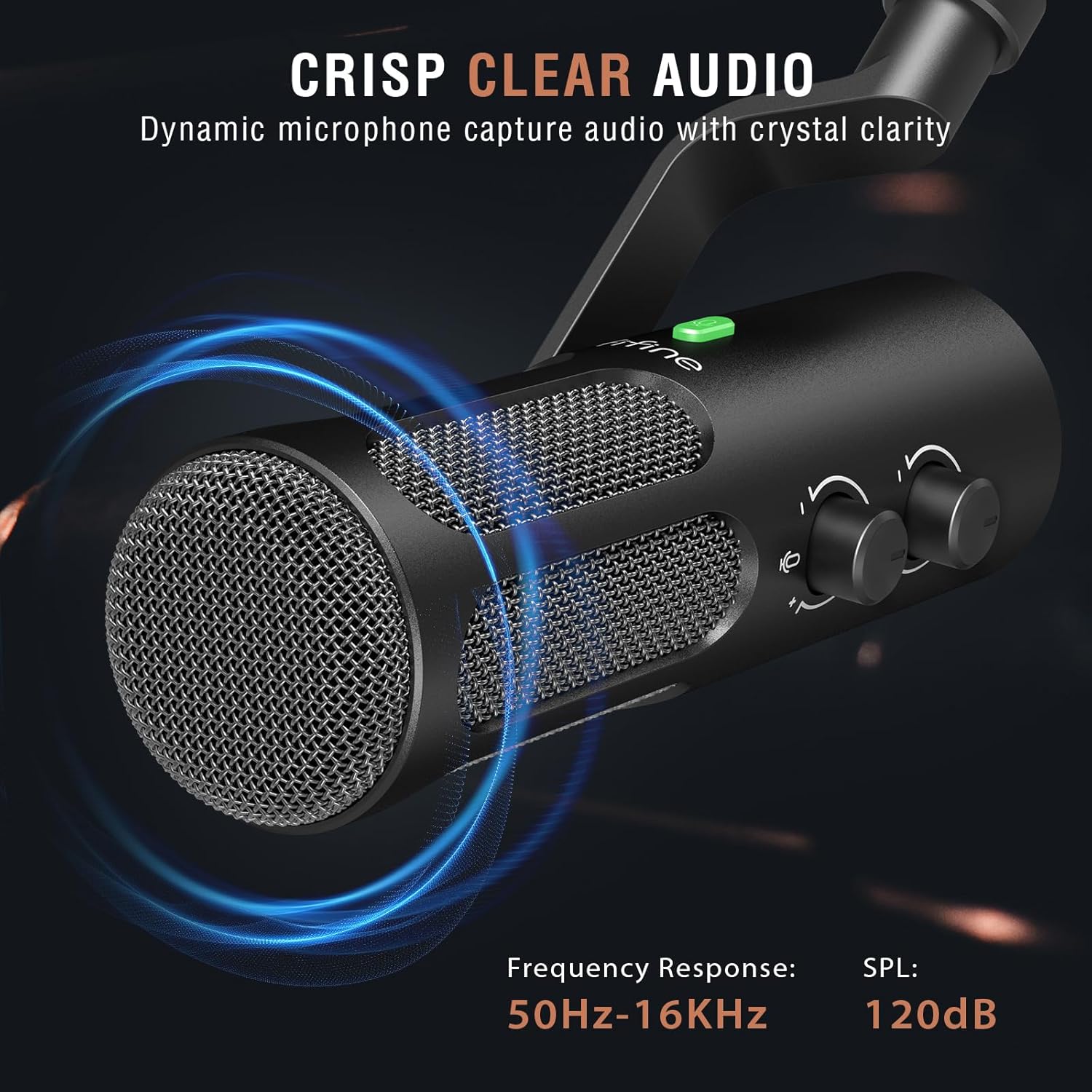  FIFINE AmpliTank Tank3 USB/XLR Dynamic Mic